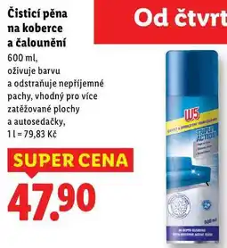 Lidl Čisticí pěna na koberce a čalounění, 600 ml nabídka