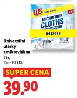 Lidl Univerzální utěrky z mikrovlákna, 4 ks nabídka