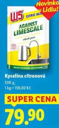 Lidl Kyselina citronová, 500 g nabídka