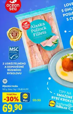 Lidl Aljašská treska, 500 g nabídka
