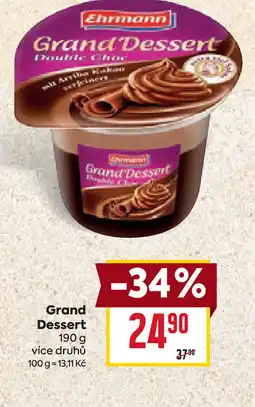 Billa Grand Dessert nabídka