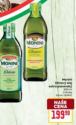 Billa Monini Olivový olej extra panenský nabídka