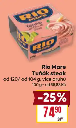 Billa Rio Mare Tuňák steak nabídka