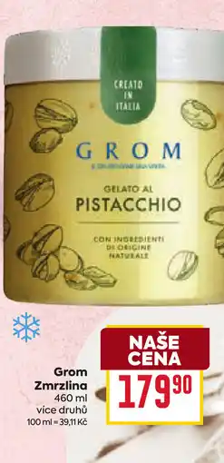 Billa Grom Zmrzlina nabídka