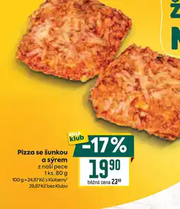 Billa Pizza se šunkou a sýrem nabídka