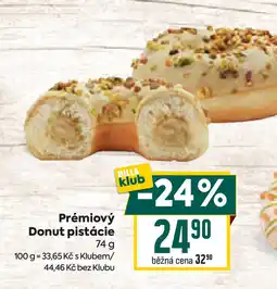 Billa Prémiový Donut pistácie nabídka