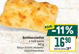 Billa Schiacciatta z naší pece nabídka