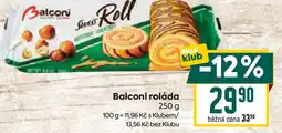 Billa Balconi roláda nabídka