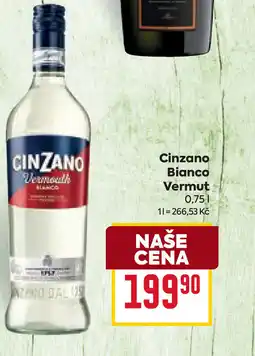 Billa Cinzano Bianco Vermut nabídka
