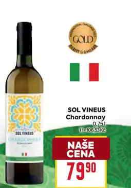 Billa SOL VINEUS Chardonnay nabídka