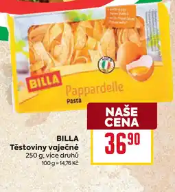 Billa BILLA Těstoviny vaječné nabídka