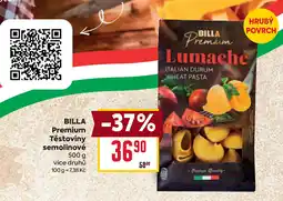 Billa BILLA Premium Těstoviny semolinové nabídka