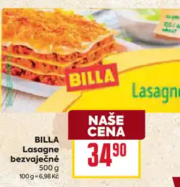 Billa BILLA Lasagne bezvaječné nabídka