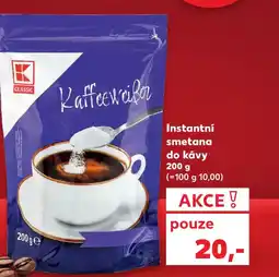 Kaufland Instantní smetana do kávy nabídka