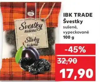 Kaufland IBK TRADE Švestky sušené, vypeckované nabídka
