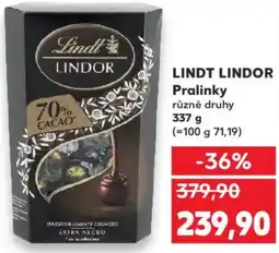 Kaufland LINDT LINDOR Pralinky nabídka