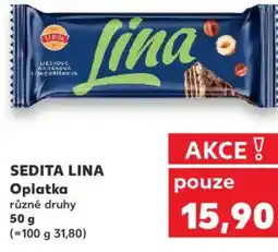 Kaufland SEDITA LINA Oplatka nabídka
