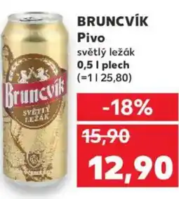 Kaufland BRUNCVÍK Pivo nabídka