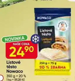 Hruška Nowaco Listové těsto 350 g + 20% nabídka
