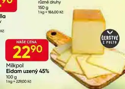 Hruška Milkpol Eidam uzený 45% 100 g nabídka