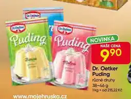 Hruška Dr. Oetker Puding různé druhy 38-46 g nabídka