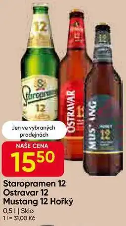 Hruška Mustang 12 Hořký 0,5l Sklo nabídka