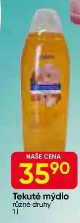 Hruška Tekuté mýdlo různé druhy 1l nabídka