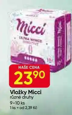 Hruška Micci Vložky různé druhy 9-10 ks nabídka