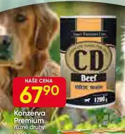Hruška CD Konzerva Premium různé druhy 1200g nabídka