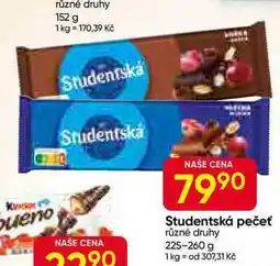 Hruška Studentská pečeť různé druhy 225-260 g nabídka