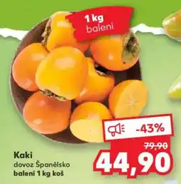 Kaufland Kaki nabídka