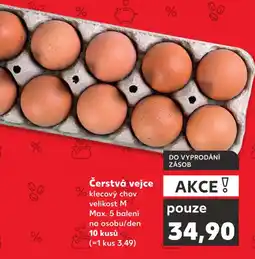 Kaufland Čerstvá vejce nabídka