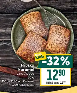 Billa Hruška karamel z naší pece nabídka