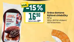 Billa Srdce domova Rýžové chlebíčky nabídka