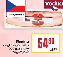 Billa Slanina anglická, oravská nabídka