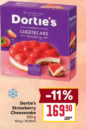 Billa Dortie's Strawberry Cheesecake nabídka