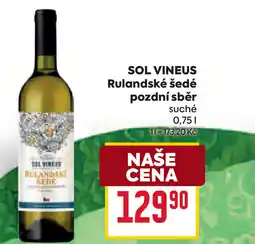 Billa SOL VINEUS Rulandské šedé nabídka