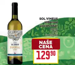 Billa SOL VINEUS Hibernal pozdní sběr nabídka