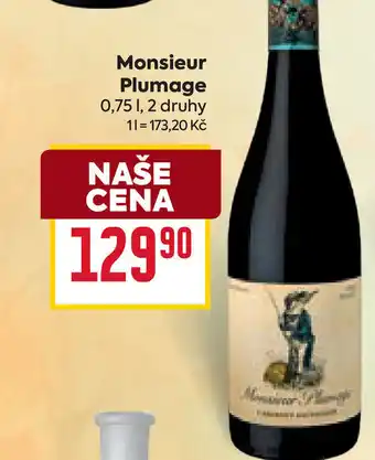 Billa Monsieur Plumage nabídka