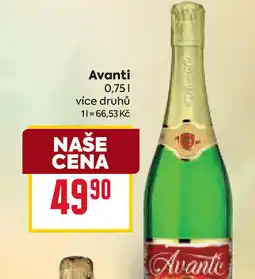 Billa Avanti nabídka
