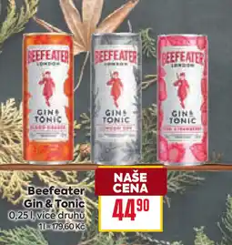 Billa Beefeater Gin & Tonic nabídka