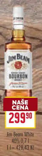 Billa Jim Beam White 40% nabídka