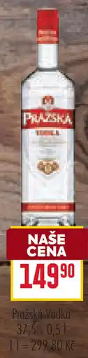 Billa Pražská Vodka 37,5% nabídka