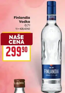 Billa Finlandia Vodka nabídka