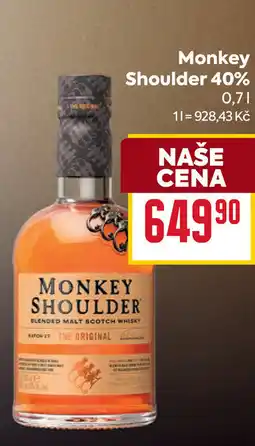 Billa Monkey Shoulder 40% nabídka