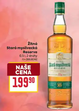 Billa Žitná Stará myslivecká Reserve nabídka