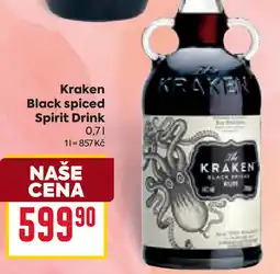 Billa Kraken Black spiced Spirit Drink nabídka