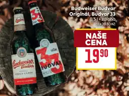 Billa Budweiser Budvar Originál, Budvar 33 nabídka