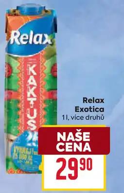 Billa Relax Exotica nabídka