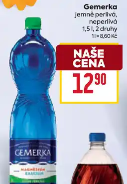 Billa Gemerka jemně perlivá, neperlivá nabídka